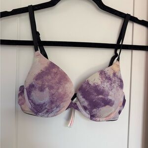 PINK Victoria's Secret Purple and Cream Bra